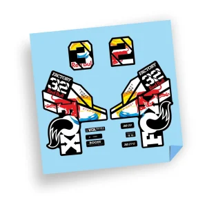 Fox 32 Factory Series Step Cast Thirty Two 2021 "Red Bull" adesivi forcella